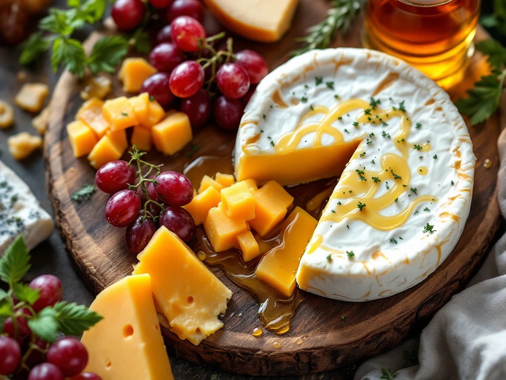 Welke kleuren en texturen maken je kaasplank fotogeniek?