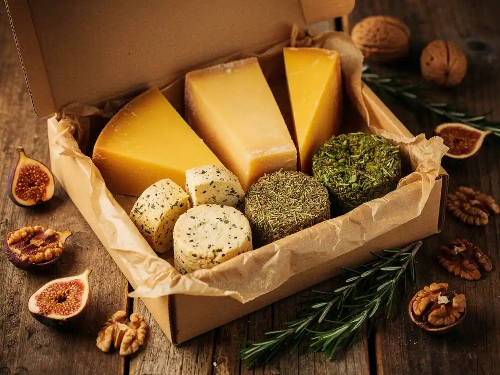 Welke kazen doe je in een cadeaubox die je in je winkel verkoopt?