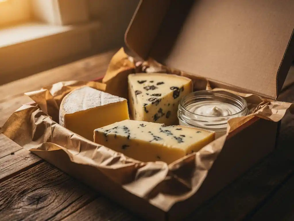 Wat is een reële verkoopprijs voor een kaas cadeaupakket in een speciaalzaak?