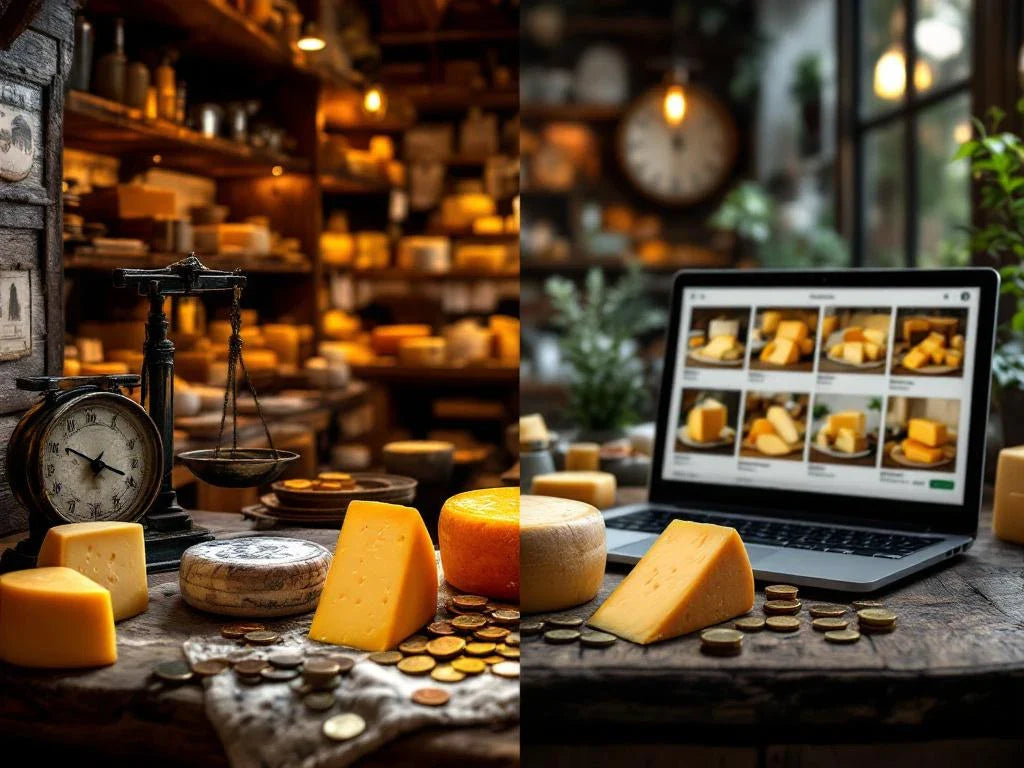 Is kaas online bestellen goedkoper dan de kaasboer?