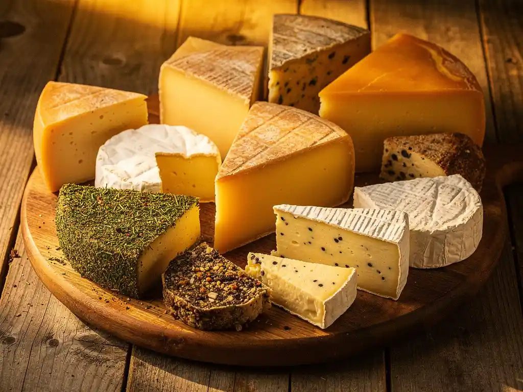 Welke kaassoorten biedt een groothandel aan?